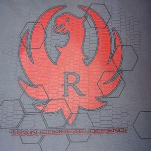 RUGER T-shirt Short Sleeve 100% Cotton XL
